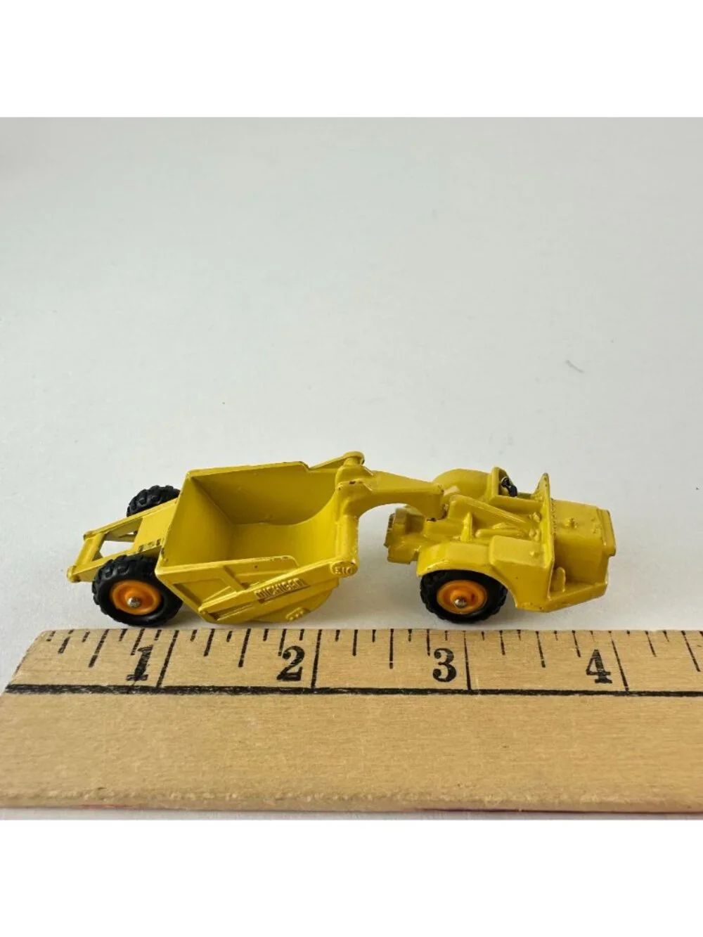 Michigan Scraper No 8108 Hong Kong Die Cast Yellow